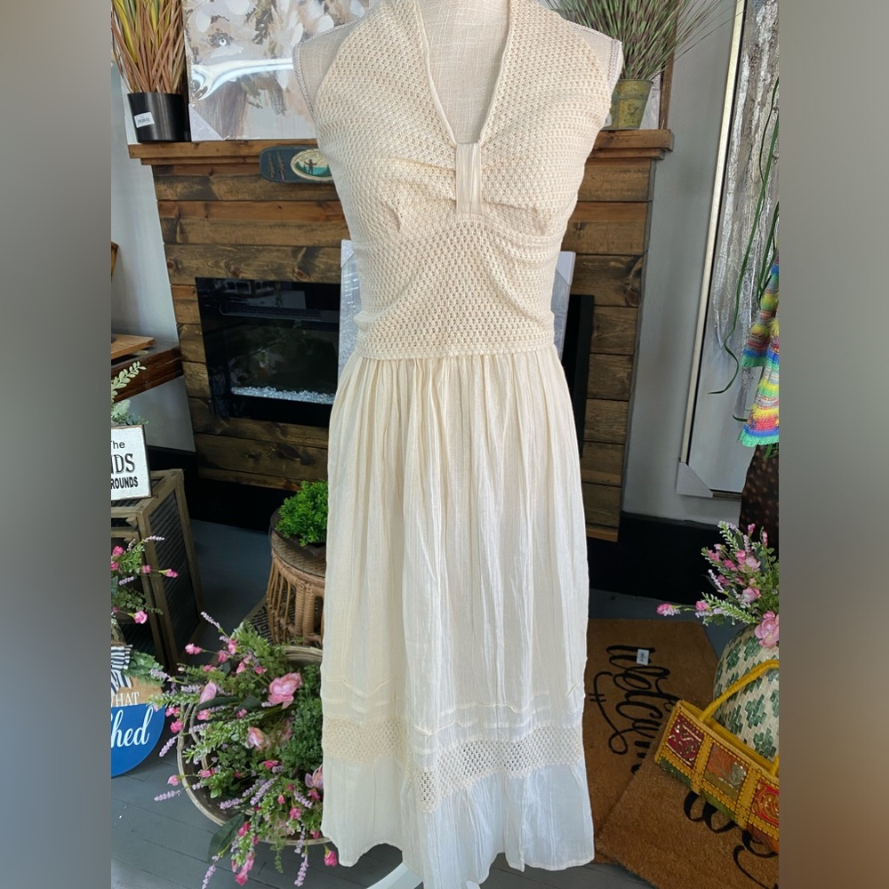 Macrame Maxi Skirt & Halter Top